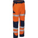 VIZWELL Warnschutz Bundhose, 60% Baumwolle / 40% Polyester 270g/m&sup2;, orange/marine