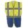Warnweste EN20471, Reißverschluss, Brust- + Seitentaschen, gelb XL