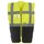 Warnweste EN20471, Reißverschluss, Brust- + Seitentaschen, gelb XL
