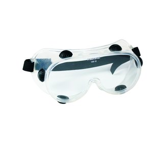 Vollsichtbrille mit indirekter Ventilation, Sichtscheibe farblos PC 1 mm