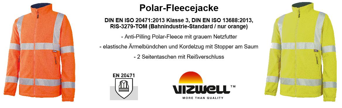 Warnschutz Fleecejacke